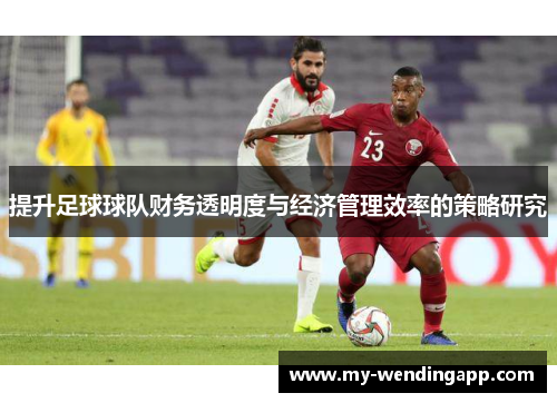 提升足球球队财务透明度与经济管理效率的策略研究 提升足球球队财务透明度与经济管理效率的策略研究