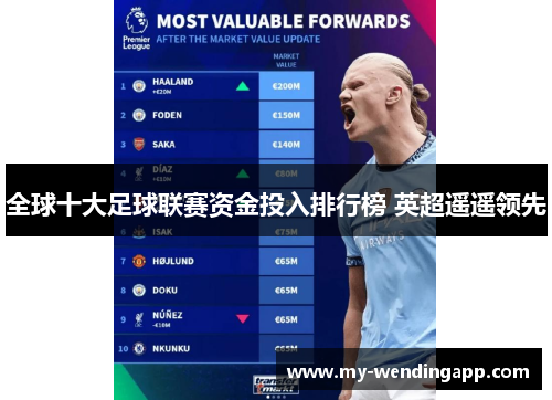全球十大足球联赛资金投入排行榜 英超遥遥领先 全球十大足球联赛资金投入排行榜 英超遥遥领先