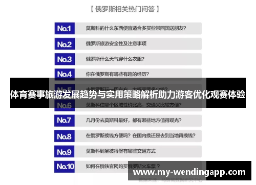 体育赛事旅游发展趋势与实用策略解析助力游客优化观赛体验