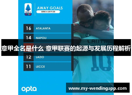 意甲全名是什么 意甲联赛的起源与发展历程解析